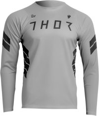 Cyklistický dres s dlouhým rukávem Thor Assist Sting MTB šedé