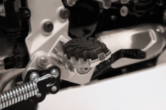 Sada stupaček EVO. Stříbrná/černá. Aprilia Tuareg 660 Rally (24-26)