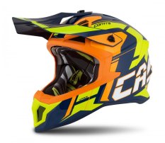 přilba Cross Pro II Contra, CASSIDA (žlutá fluo/oranžová/modrá)