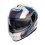 Moto helma Nolan N80-8 Wanted N-com Metal White 75 - Velikost: M