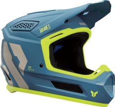 Offroad přilba THOR Fleet Forge modrá/fluo žlutá