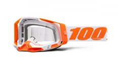 RACECRAFT 2 100% - USA , brýle ORANGE - čiré plexi