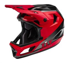 cyklo přilba RAYCE, FLY RACING - USA (červená/černá)