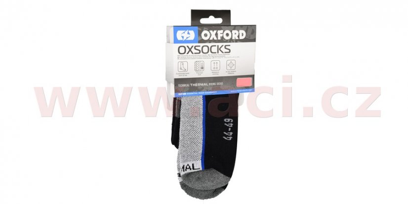 ponožky Thermal, OXFORD (šedé/černé/modré)