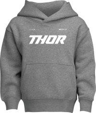 Junior mikina s kapucí Thor MX Brave Youth Hoody šedá