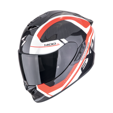 Moto přilba SCORPION EXO-1400 EVO II CARBON AIR ENKO černo/červeno/bílá