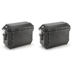 ALA36BPACK2 pravý + levý kufr GIVI Trekker ALASKA celohliníkový černý (boční), objem 2x36 ltr.