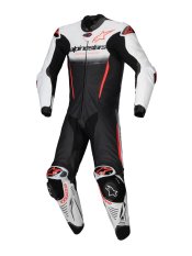 jednodílná kombinéza GP-R7, TECH-AIR ready/kompatibilní, ALPINESTARS (bílá/černá/červená fluo) 2025