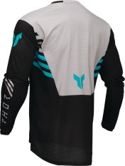 Dres cross enduro THOR LAUNCHMODE Zone černo/šedé