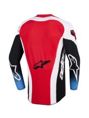 dres TECHSTAR KNIF, ALPINESTARS (černá/bílá/modrá/červená) 2026