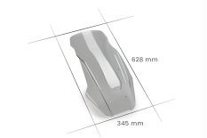 Plexi štít PUIG 21207H TOURING kouřová