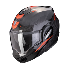 Moto přilba SCORPION EXO-TECH EVO CARBON ROVER černo/červená