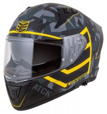 přilba Aero ATCK, CASSIDA (šedá camo/černá/žlutá fluo) 2023