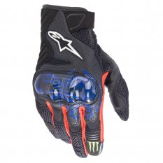 rukavice SMX-1 AIR 2 MONSTER FQ20 kolekce, ALPINESTARS (černá/červená/modrá/bílá/zelená) 2024