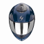 Moto přilba SCORPION EXO-1400 EVO CARBON AIR CEREBRO modrá