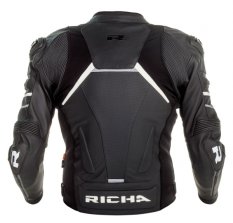 Moto bunda RICHA MUGELLO 2 bílá kožená