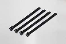 Sada opasku SysBag. Černý. 4 upevňovací popruhy.