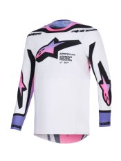 dres SUPERTECH PRO VISTA, ALPINESTARS (bílá/fialová/černá) 2026