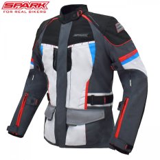 Dámská textilní moto bunda SPARK VIOLA Trikolor
