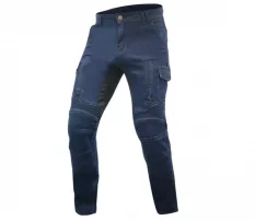 Kevlarové džíny na moto Trilobite 1664 Acid Scrambler dark blue