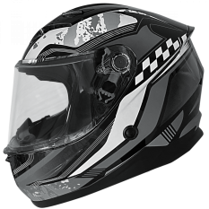 ROCC 42 Jr Integralhelm Kinder grau černá / šedá