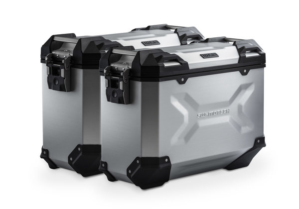 Hliníkový skříňový systém TRAX ADV HONDA CBR 500 R, CB 500 F / X - stříbrný