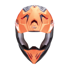 Moto přilba SCORPION VX-22 AIR BETA matná modro/oranžová