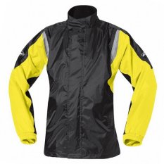 Nepromokavá moto bunda Held MISTRAL II černá/fluo žlutá-KOPIE