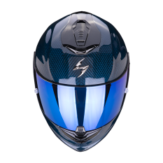 Moto přilba SCORPION EXO-1400 EVO CARBON AIR modrá