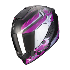 Moto přilba SCORPION EXO-1400 EVO AIR GAIA matná černo/růžová