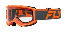 brýle FOCUS, FLY RACING (černá/oranžová) dětské
