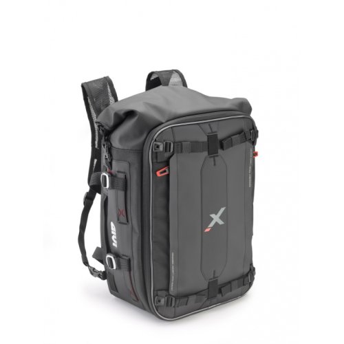 XL02 vodotěsná taška GIVI rozšiřovací, černá, objem 25-35 l., upínací popruhy