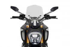 PUIG plexi štít New Generation Touring. Ducati Diavel 1260/S (19-22). Kouřová