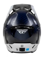 přilba FORMULA S CARBON, FLY RACING - USA (modrá/stříbrná)