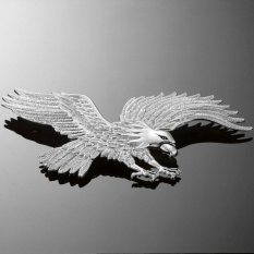 Highway Hawk Emblém samolepící HAWK 230x120mm (orel), chrom
