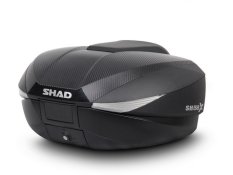Vrchní kufr na motorku SHAD SH58X D0B58206 Karbon (rozšiřitelný koncept) se zámkem PREMIUM