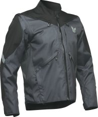 Bunda na motorku THOR Terrain Jacket šedo/zelená