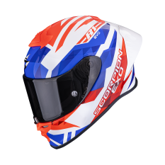 Moto přilba SCORPION EXO-R1 EVO II AIR VALERE bílo/červeno/modrá