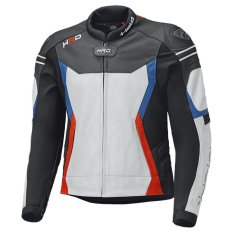 Pánská sportovní moto bunda Held STREET 3.0 černá/bílá/červená/modrá, kůže