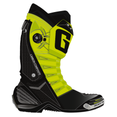 GAERNE GP1 LS Racingstiefel černá / žlutá