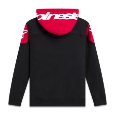 mikina VELOCITY HOODIE, ALPINESTARS (černá/červená)