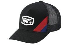 kšiltovka 100% - CORNESTONE X-Fit Trucker černá (vel. UNI)