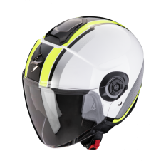 Moto přilba SCORPION EXO-CITY II VEL bílo/fluo žlutá