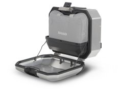 Kompletní sada hliníkových kufrů SHAD TERRA, 37L topcase 36L/36L boční kufry, včetně montážní sady a plotny SHAD Voge 500DS / 500DSX