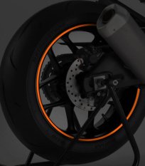 Linka na ráfek PUIG 4542X reflexní oranžová 7mm x 6m (s aplikátorem)