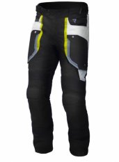 Moto kalhoty REBELHORN BORG černo/tmavě šedo/fluo žluté