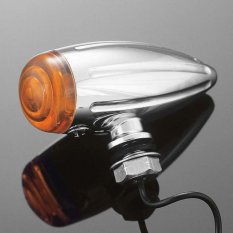 Sklíčko pro světlo motocyklu Highway Hawk BULLET Tech Glide, oranžová (1ks)