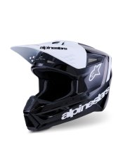 Přilba S-M3 RADIUM, ALPINESTARS (černá/bílá/šedá) 2026