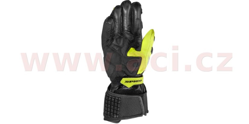 rukavice CARBO 5, SPIDI (černé/žluté fluo)