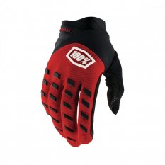 rukavice AIRMATIC, 100% - USA (červená/černá)